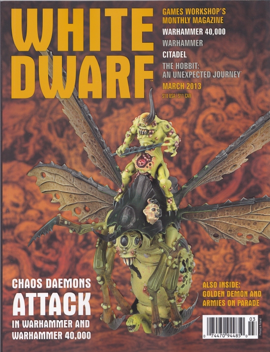 White Dwarf 2013 March Front Cover