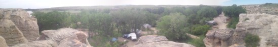 hoodoo campground panorama